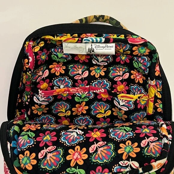 Vera Bradley Disney Midnight with Mickey Small Backpack - Picture 10 of 11